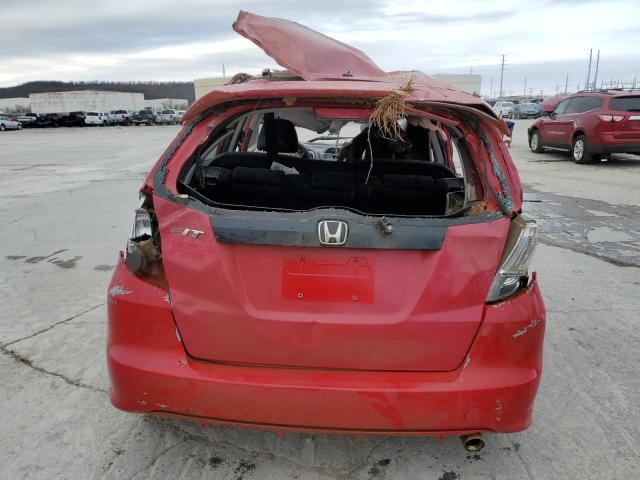 JHMGE88419S014429 - 2009 HONDA FIT SPORT RED photo 6