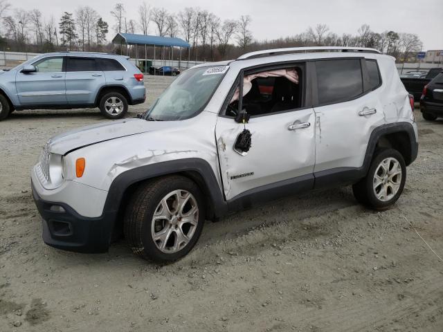 ZACCJBDTXFPB88216 - 2015 JEEP RENEGADE LIMITED SILVER photo 1