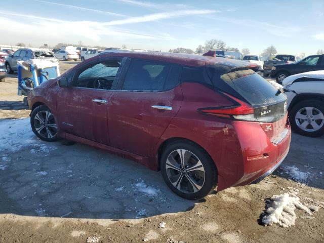 1N4AZ1CP4JC316905 - 2018 NISSAN LEAF S RED photo 2