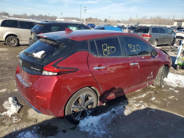 1N4AZ1CP4JC316905 - 2018 NISSAN LEAF S RED photo 3