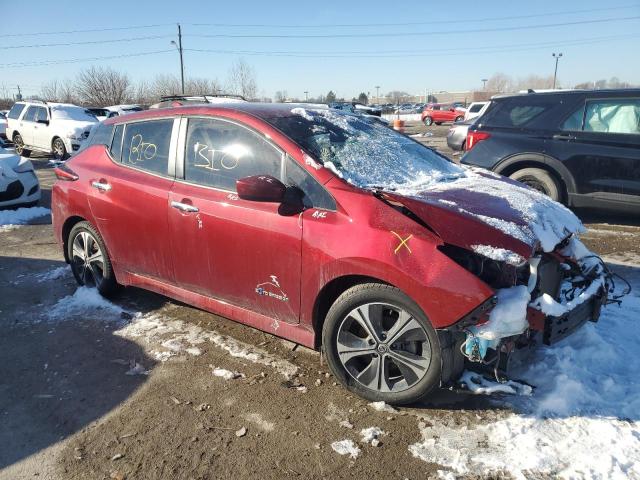 1N4AZ1CP4JC316905 - 2018 NISSAN LEAF S RED photo 4