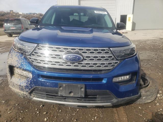 1FMSK8FH6NGB20538 - 2022 FORD EXPLORER LIMITED BLUE photo 5