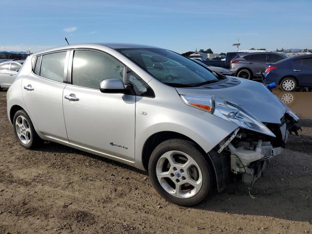 JN1AZ0CP5CT016591 - 2012 NISSAN LEAF SV SILVER photo 4