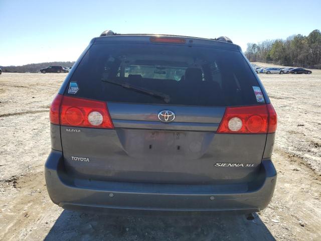 5TDZK22C18S205274 - 2008 TOYOTA SIENNA XLE BLUE photo 6