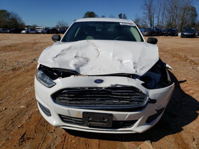 3FA6P0G73GR121128 - 2016 FORD FUSION S WHITE photo 5