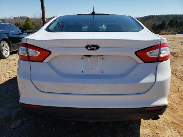 3FA6P0G73GR121128 - 2016 FORD FUSION S WHITE photo 6