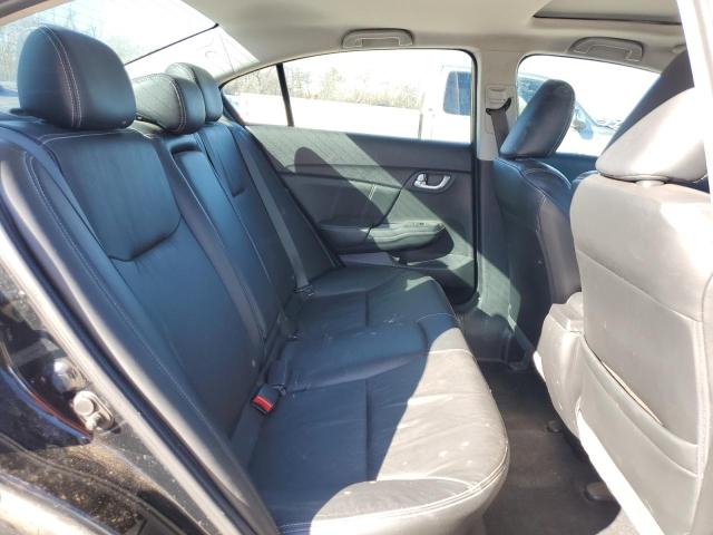 19XFB2F95DE017752 - 2013 HONDA CIVIC EXL შავი ფოტო 10