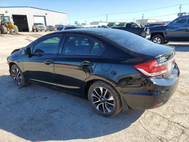 19XFB2F95DE017752 - 2013 HONDA CIVIC EXL შავი ფოტო 2