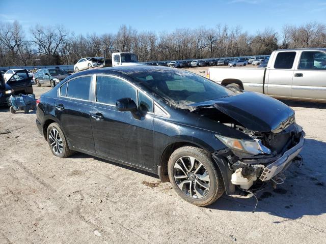 19XFB2F95DE017752 - 2013 HONDA CIVIC EXL შავი ფოტო 4