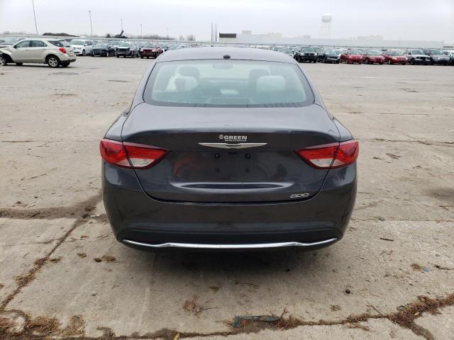 1C3CCCAB1FN500335 - 2015 CHRYSLER 200 LIMITED GRAY photo 6