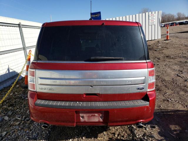 2FMGK5D87HBA03621 - 2017 FORD FLEX LIMITED RED photo 6