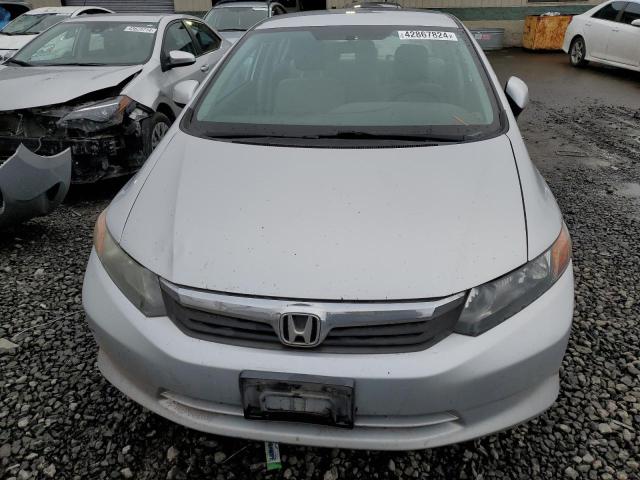 19XFB2F53CE319181 - 2012 HONDA CIVIC LX SILVER photo 5