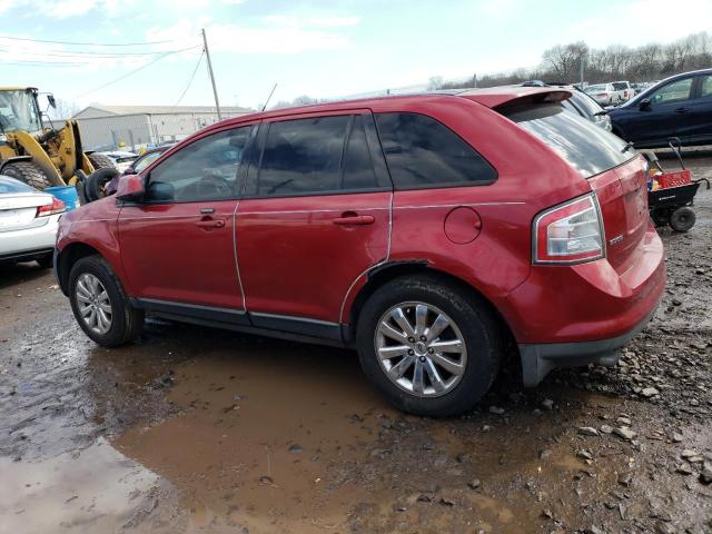 2FMDK48C27BB14460 - 2007 FORD EDGE RED photo 2