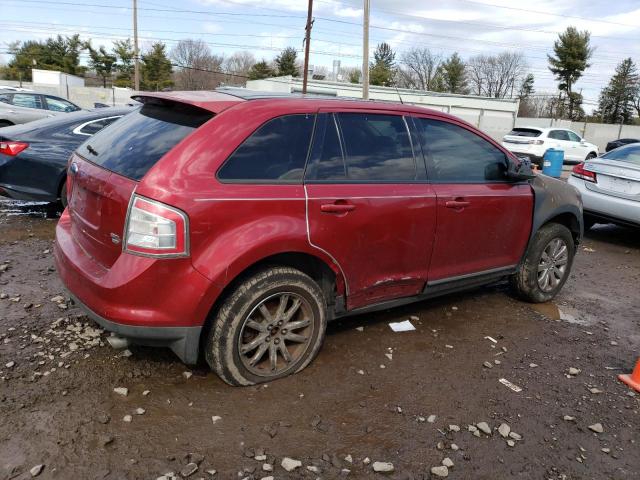 2FMDK48C27BB14460 - 2007 FORD EDGE RED photo 3