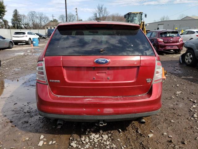 2FMDK48C27BB14460 - 2007 FORD EDGE RED photo 6