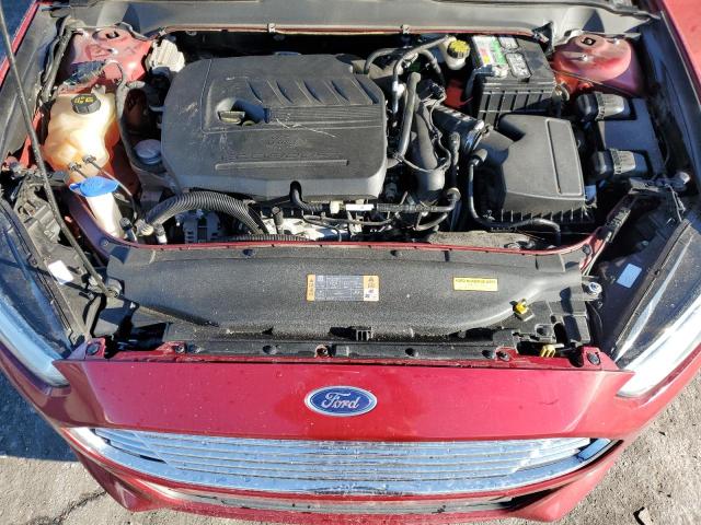 3FA6P0HD3GR253830 - 2016 FORD FUSION SE RED photo 11