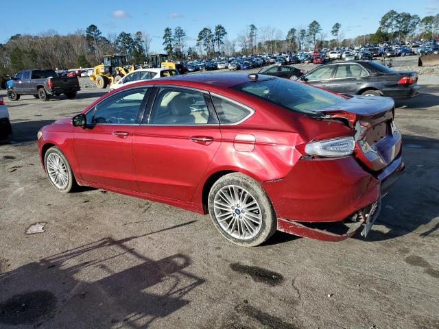 3FA6P0HD3GR253830 - 2016 FORD FUSION SE RED photo 2