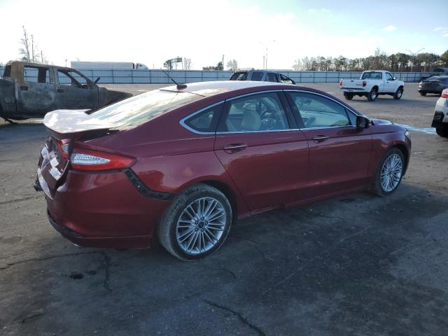 3FA6P0HD3GR253830 - 2016 FORD FUSION SE RED photo 3