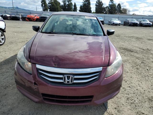 1HGCP2F43CA173381 - 2012 HONDA ACCORD LXP MAROON photo 5