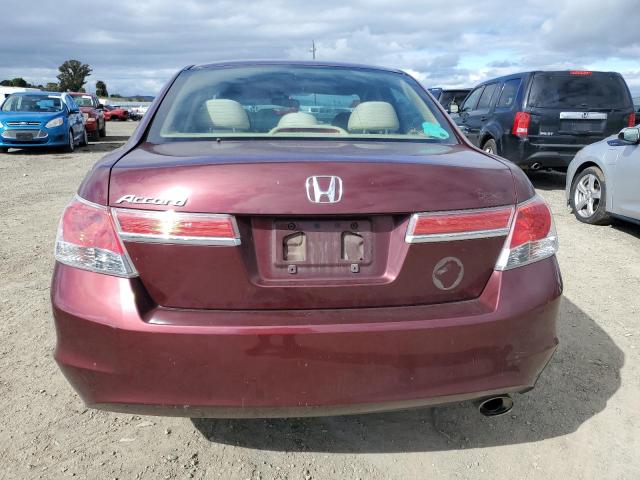 1HGCP2F43CA173381 - 2012 HONDA ACCORD LXP MAROON photo 6