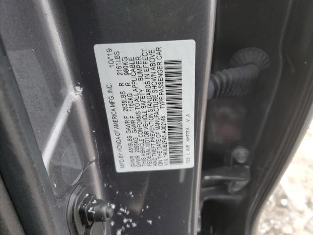 19UUB2F45LA002148 - 2020 ACURA TLX TECHNOLOGY 黑色 照片 12