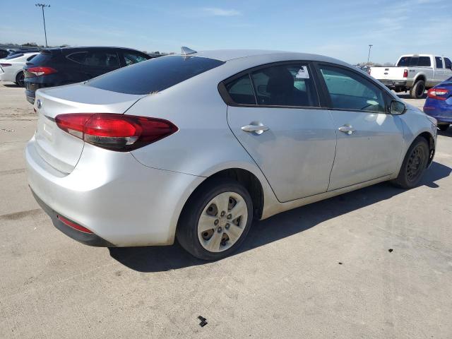 3KPFK4A77HE089219 - 2017 KIA FORTE LX GRAY photo 3