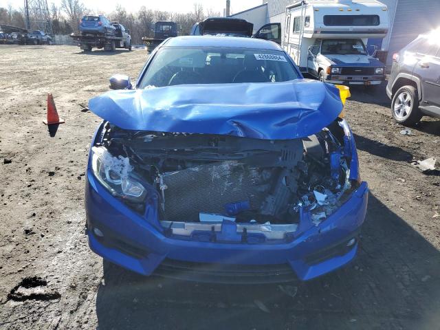 JHMFC1F71JX012290 - 2018 HONDA CIVIC EXL BLUE photo 5