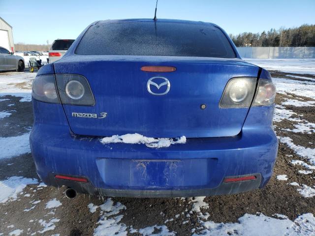 JM1BK32F681182069 - 2008 MAZDA 3 I BLUE photo 6