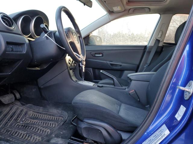 JM1BK32F681182069 - 2008 MAZDA 3 I BLUE photo 7