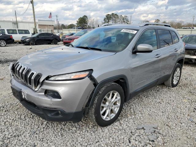 1C4PJLCB7EW314615 - 2014 JEEP CHEROKEE LATITUDE GRAY photo 1