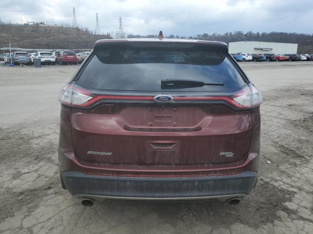 2FMPK4J88GBB02381 - 2016 FORD EDGE SEL BROWN photo 6