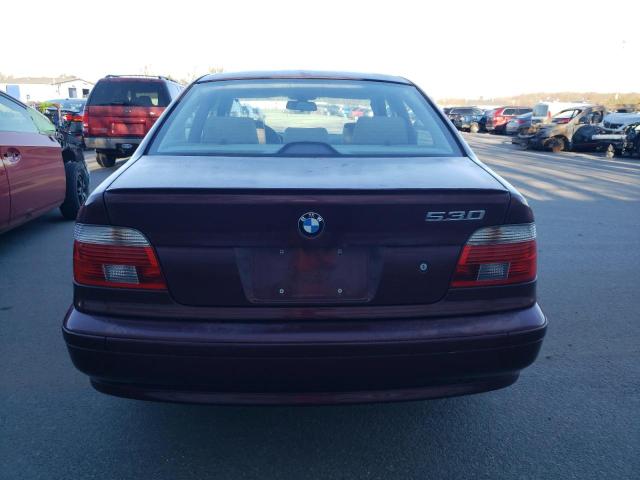 WBADT63491CF00992 - 2001 BMW 530 I AUTOMATIC BURGUNDY photo 6