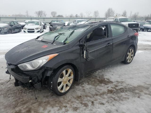 KMHDH4AE6CU410290 - 2012 HYUNDAI ELANTRA GLS BLACK photo 1