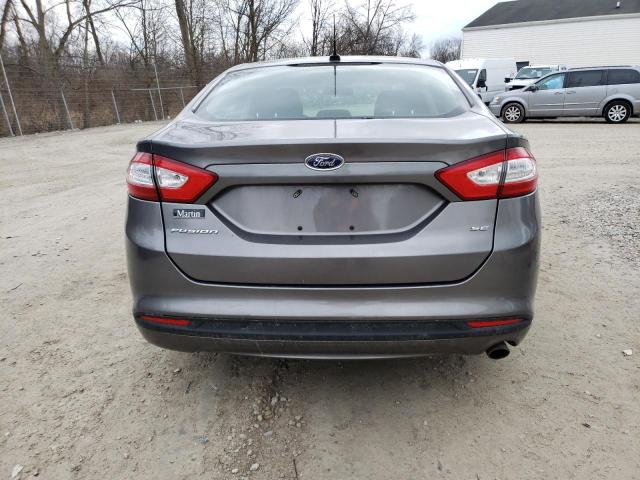 1FA6P0H73E5395265 - 2014 FORD FUSION SE GRAY photo 6