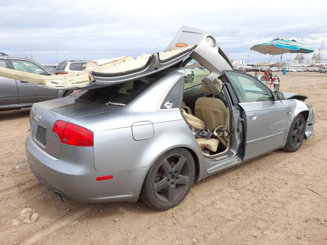 WAUAF68E35A442808 - 2005 AUDI A4 2.0T GRAY photo 3