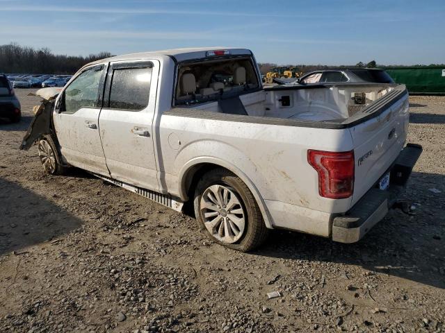 1FTEW1CF2FKE70635 - 2015 FORD F150 SUPERCREW WHITE photo 2