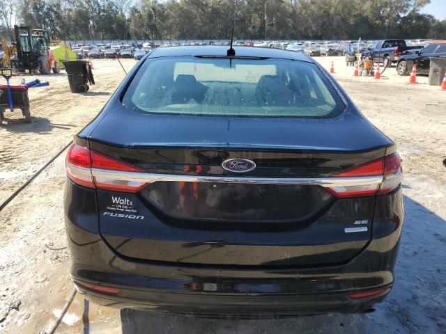 3FA6P0HDXHR189061 - 2017 FORD FUSION SE BLACK photo 6