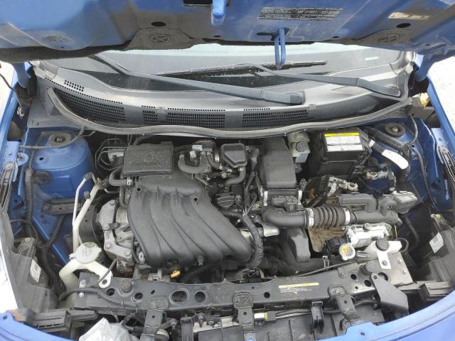 3N1CN7APXHL840663 - 2017 NISSAN VERSA S BLUE photo 11