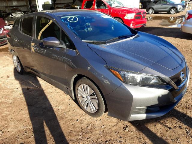 1N4AZ1BV6MC554632 - 2021 NISSAN LEAF S GRAY photo 4