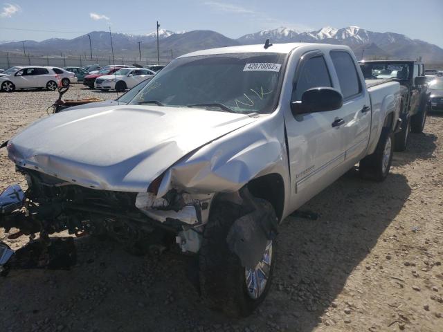 3GTRKVE31AG155865 - 2010 GMC SIERRA K1500 SLE SILVER photo 2