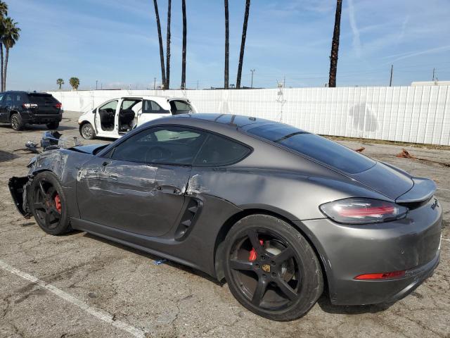 WP0AB2A82JK278693 - 2018 PORSCHE CAYMAN S GRAY photo 2