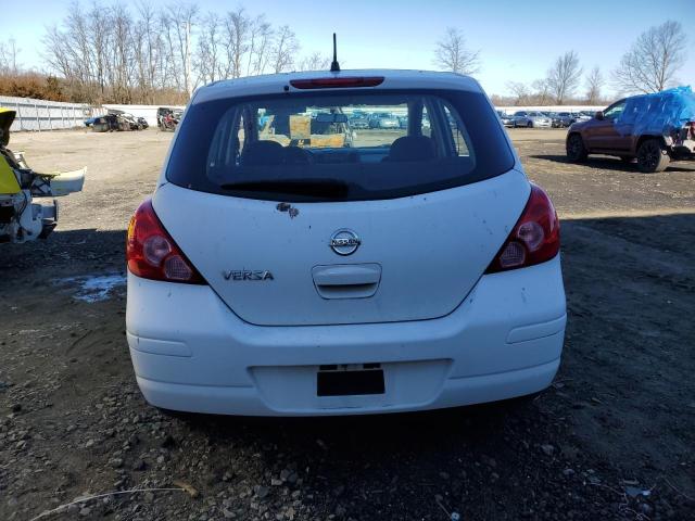 3N1BC13E58L386915 - 2008 NISSAN VERSA S WHITE photo 6