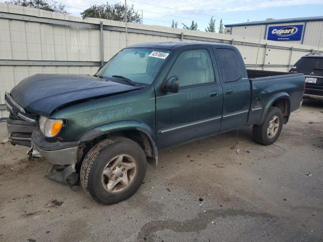 5TBBT481X1S147597 - 2001 TOYOTA TUNDRA ACCESS CAB LIMITED GREEN photo 1