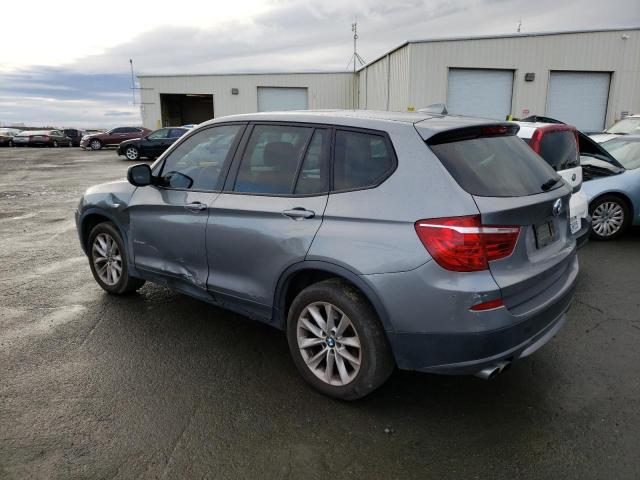 5UXWX9C55E0D41761 - 2014 BMW X3 XDRIVE28I GRAY photo 2