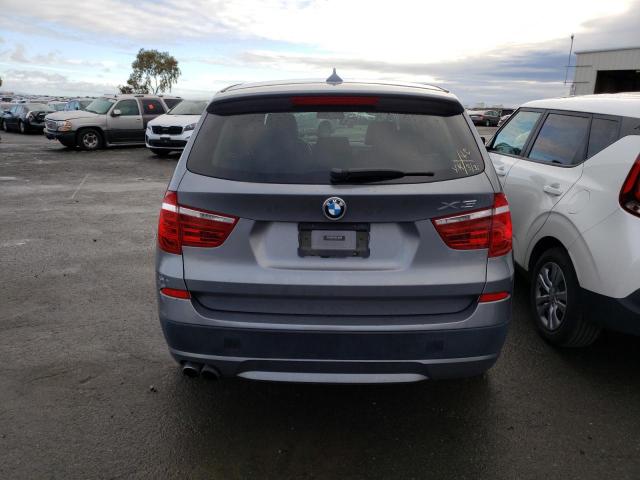 5UXWX9C55E0D41761 - 2014 BMW X3 XDRIVE28I GRAY photo 6