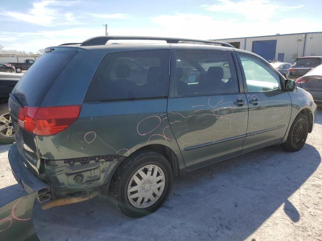 5TDZA23C04S054875 - 2004 TOYOTA SIENNA CE GREEN photo 3