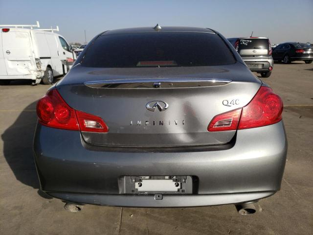 JN1CV6AP4FM503516 - 2015 INFINITI Q40 GRAY photo 6