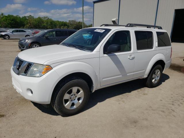 5N1AR18B89C604070 - 2009 NISSAN PATHFINDER S WHITE photo 1