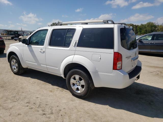 5N1AR18B89C604070 - 2009 NISSAN PATHFINDER S WHITE photo 2