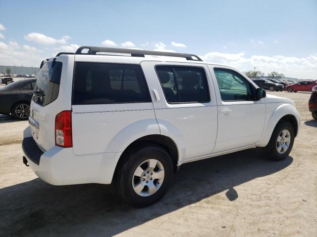 5N1AR18B89C604070 - 2009 NISSAN PATHFINDER S WHITE photo 3